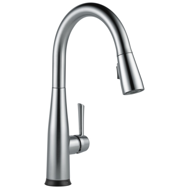 Essa Touch2O Arctic Stainless Single Handle Deck-Mount Touch-On Pull-Down Kitchen Faucet With Sprayer ( Deck Plate Included )